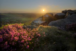 View of the Peak District in Staffordshire